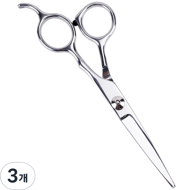 코멧 홈 헤어 미용가위 실버, 3개