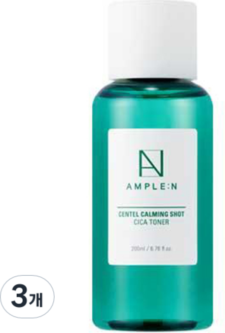 코리아나 앰플엔 센텔카밍샷 시카 토너, 3개, 200ml