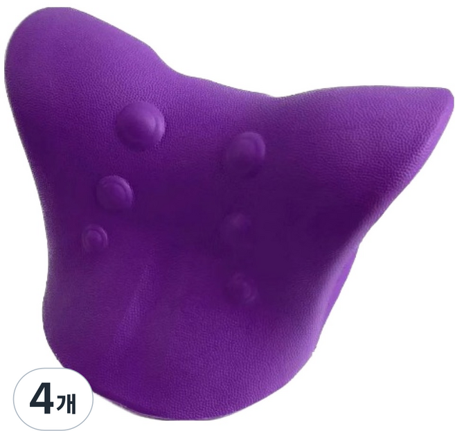 디유라 스트레칭 넥 스트레쳐, 퍼플, 4개