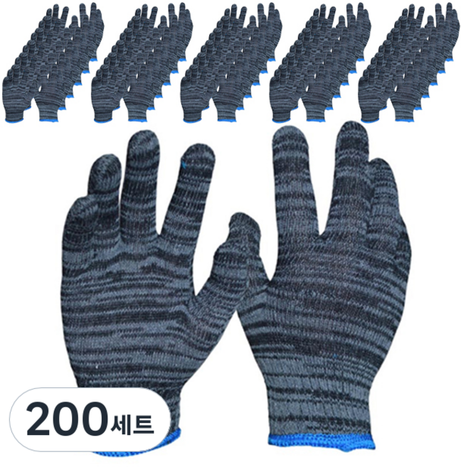가드맨 색사장갑 양손착용 세트, 200세트