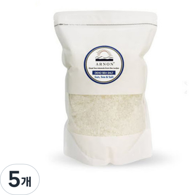 아르논 사해소금 네추럴, 5개, 1.5kg