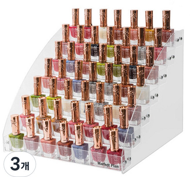 마켓플랜 젤네일 매니큐어 7단 진열대, 3개