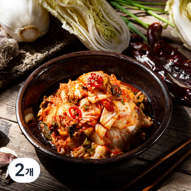 국내산 배추로 만든 진경 배추김치, 4.5kg, 2개