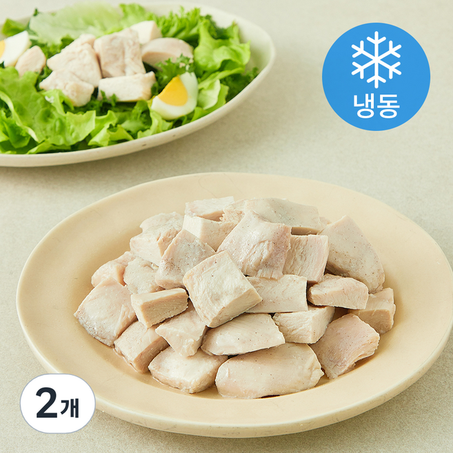 수지스링크 닭가슴살 큐브 (냉동), 1kg, 2개, 1개입