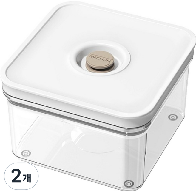 로이첸 아이바큠 진공용기 레귤러, 2개, 1.6L