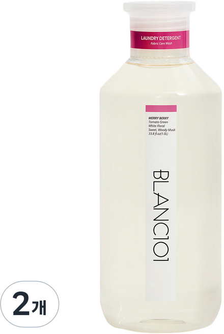 블랑101 메리 베리 세탁세제, 2개, 1L