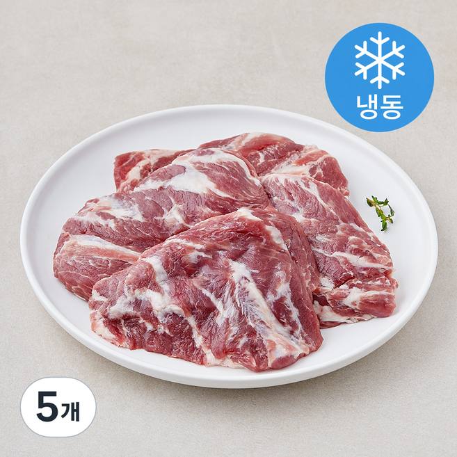 6다이닝 이베리코 황제살 원육 리테일팩 (냉동), 5개, 1kg