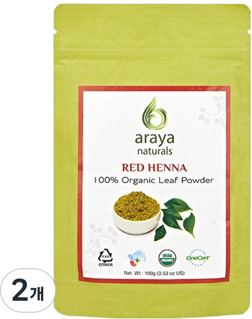 아라야 헤나, 2개, 레드