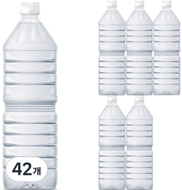 물하나 지리산 ECO 생수, 42개, 2L