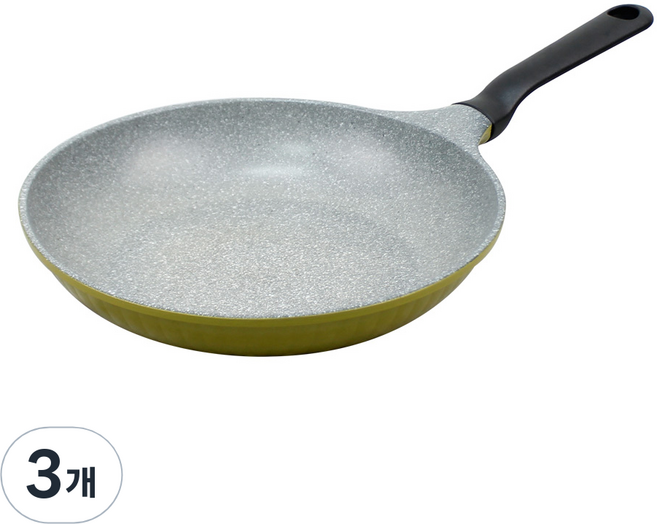 리빙온 올리브 스톤 후라이팬, 28cm, 3개