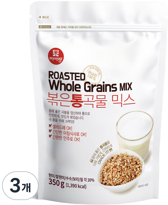 두보식품 볶은 통곡물 믹스, 3개, 350g