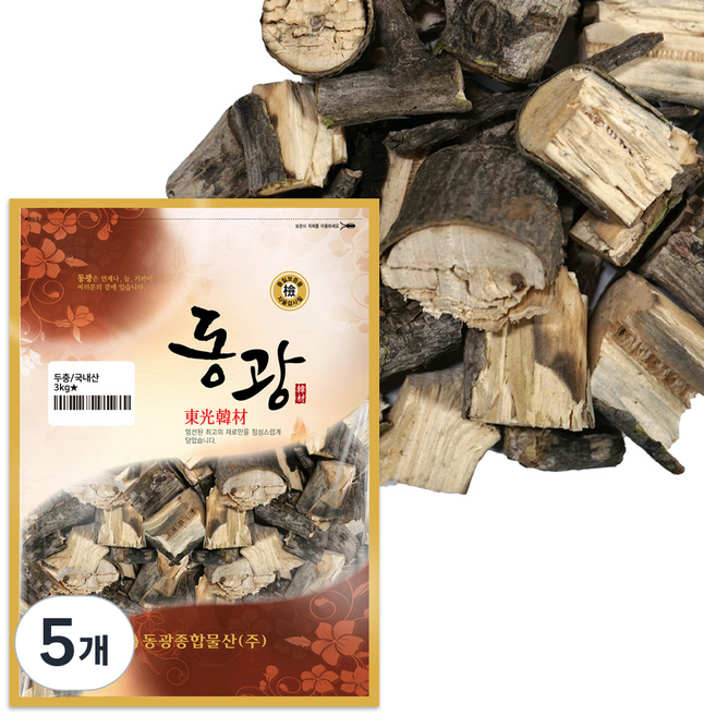 동광종합물산 두충가지 국내산, 3kg, 5개