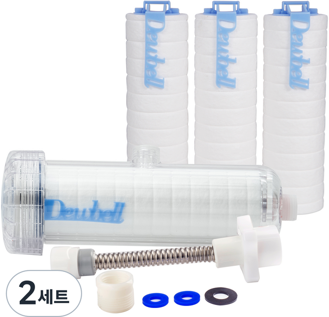 듀벨 수도애 세탁기용 정수필터 알뜰팩 세트, 2세트