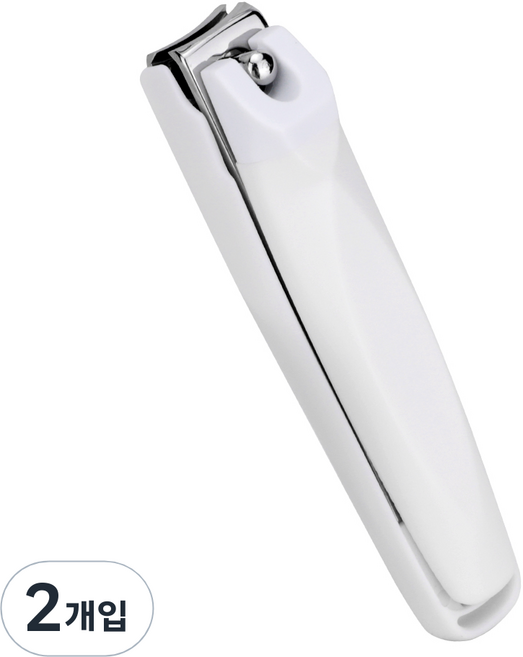코멧 홈 심플 손톱깎이, 화이트, 2개