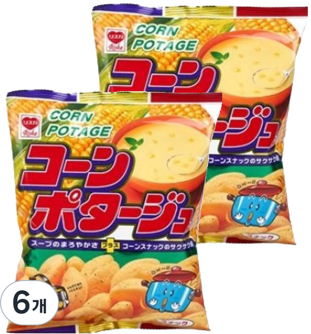 玉米濃湯 零食, 75g, 6個