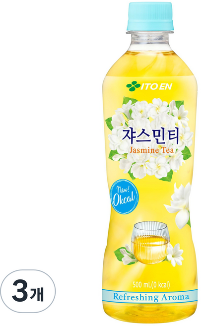 이토엔 자스민티, 3개, 500ml