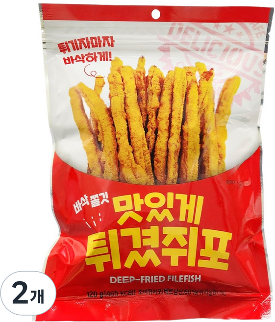 Themukda 美味油炸魚片, 120g, 2個