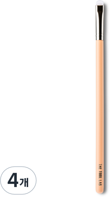 더툴랩 아이라인 디파이너 브러쉬 221, 혼합색상, 4개