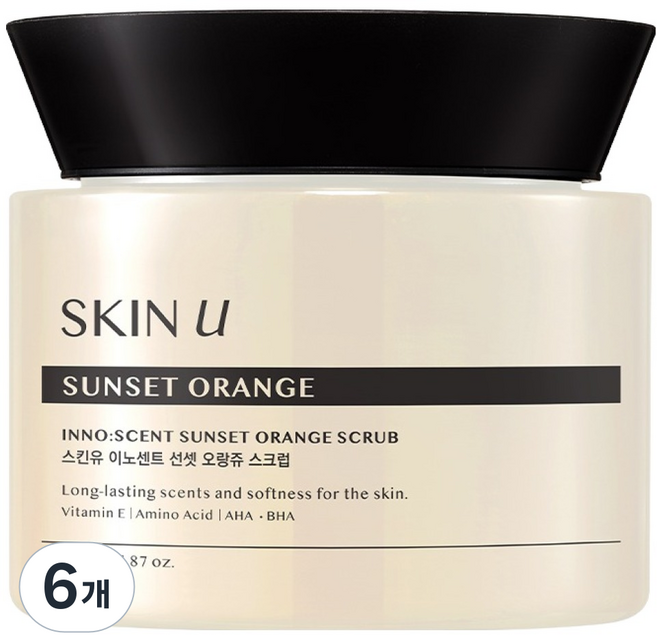 Skinu Innocent 身體磨砂膏 日落甜橙, 6個, 450g