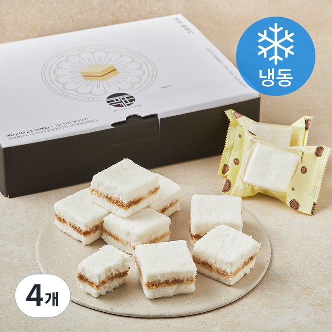 명담 꿀설기 (냉동), 45g, 20개입, 4개