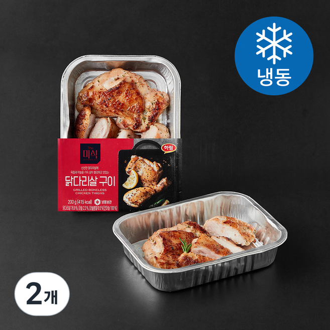 더미식 닭다리살구이 (냉동), 200g, 2개, 1개입