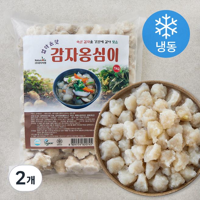 감자옹심이 (냉동), 2개, 1kg