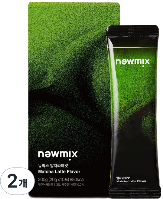 뉴믹스 말차라떼맛 커피믹스, 20g, 10개입, 2개