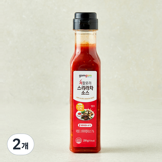 곰곰 저칼로리 스리라차 소스, 250g, 2개