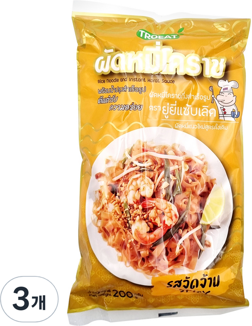 트로잇 팟타이 스파이시, 200g, 3개