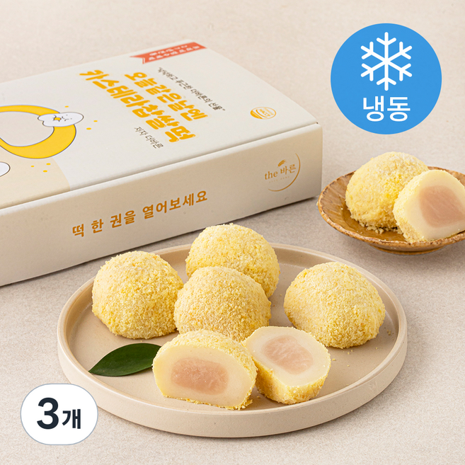 더바른 카스테라 찹쌀떡 (냉동), 850g, 1개입, 3개