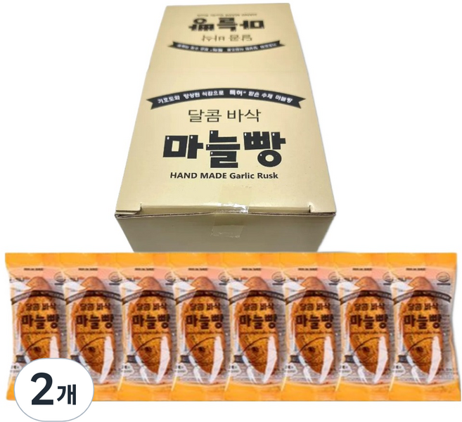 Akkini 甜蒜酥脆烤麵包片, 16包, 35g