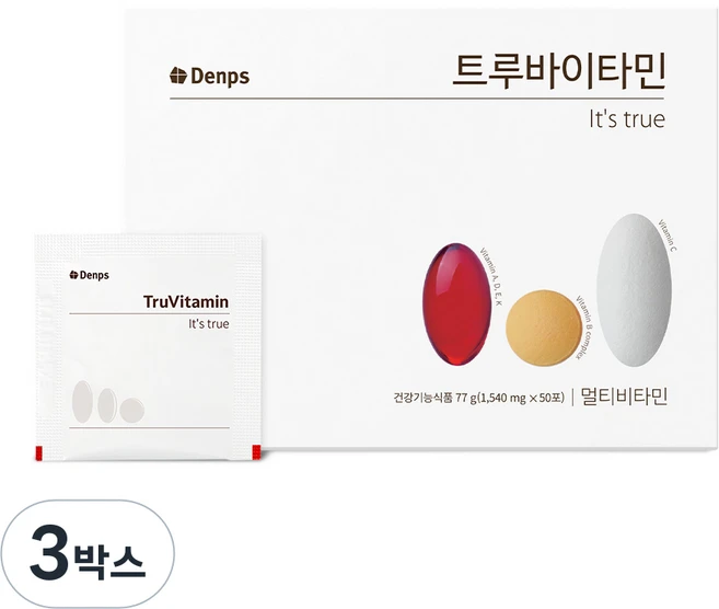 덴프스 트루바이타민 77g, 50회분, 3박스 - 쿠팡