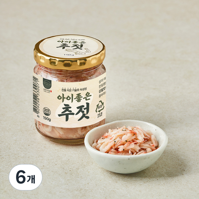 신안어담 아이좋은 추젓, 150g, 6개