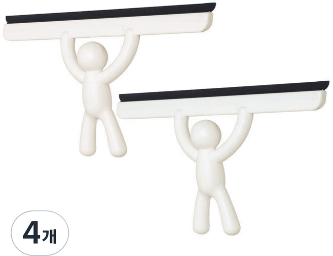 모나코올리브 인싸 욕실 물기제거기, 화이트, 4개