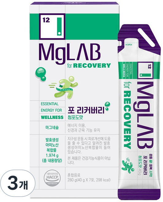 7위 - 마그랩 동화약품 마그랩 포 리커버리 7p, 280g, 3개
