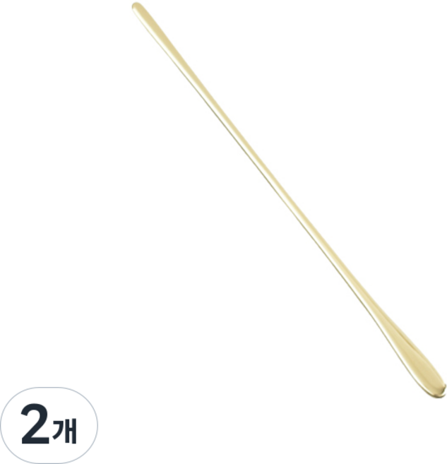 해모 윌리브 국산 304스텐 티타늄 머들러 롱, 2개