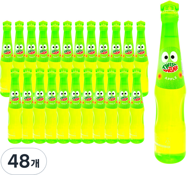 트위스트앤드링크 사과, 200ml, 48개
