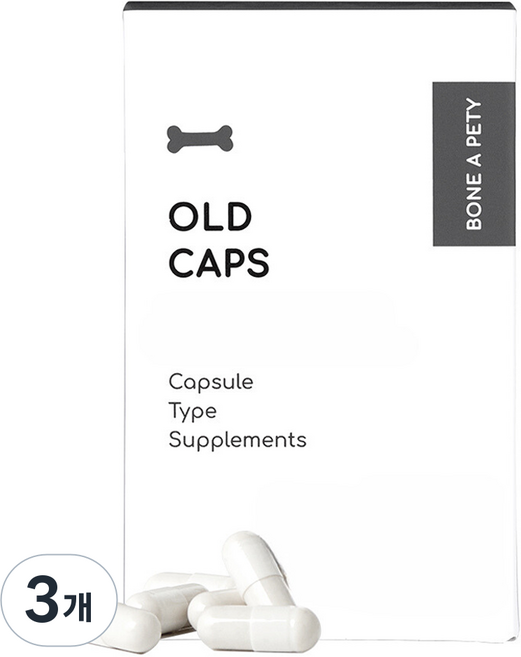 본아페티 강아지 캡슐 기능성 영양제, 60정, 종합영양제, 3개