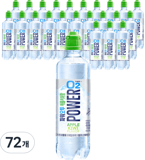 파워오투 애플키위맛, 500ml, 72개