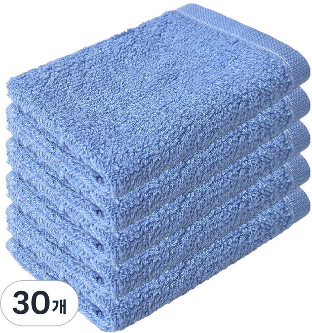 월드크린 만능 대나무 섬유 행주 블루, 30개