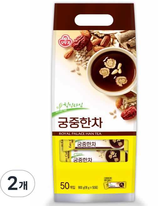 Pack_오뚜기 궁중한차, 18g, 50개입, 2개