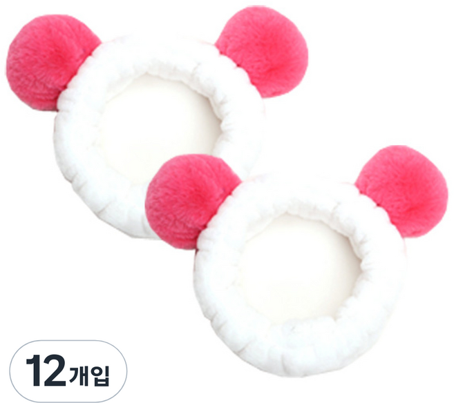 더자카 포인트팬더 헤어밴드, Y377LBBI240, 12개입