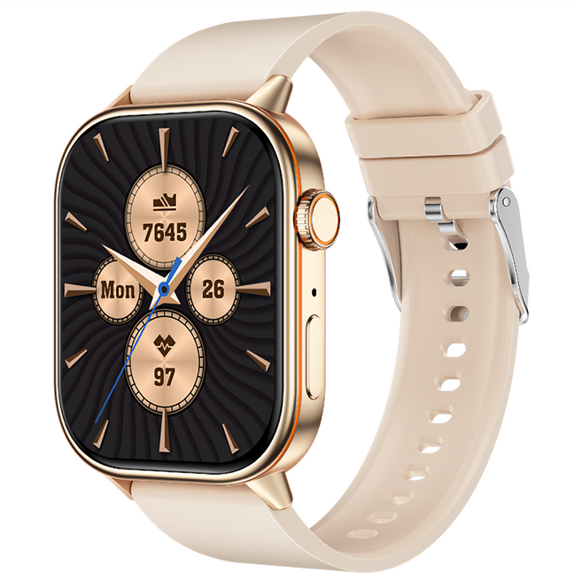 DTAudio 聆翔 GPS智能運動手錶 DTA-Z70, 金色, 2.1吋, GPS + 藍牙