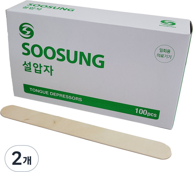 혀누르개 100p, 2개