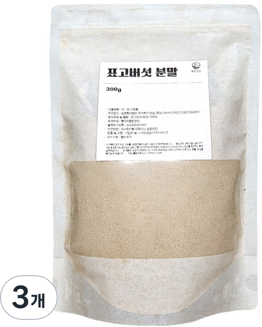 농촌감성 표고버섯 분말, 300g, 3개