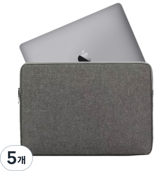 모아브 노트북 융쿠션 파우치, 다크 그레이, 5개