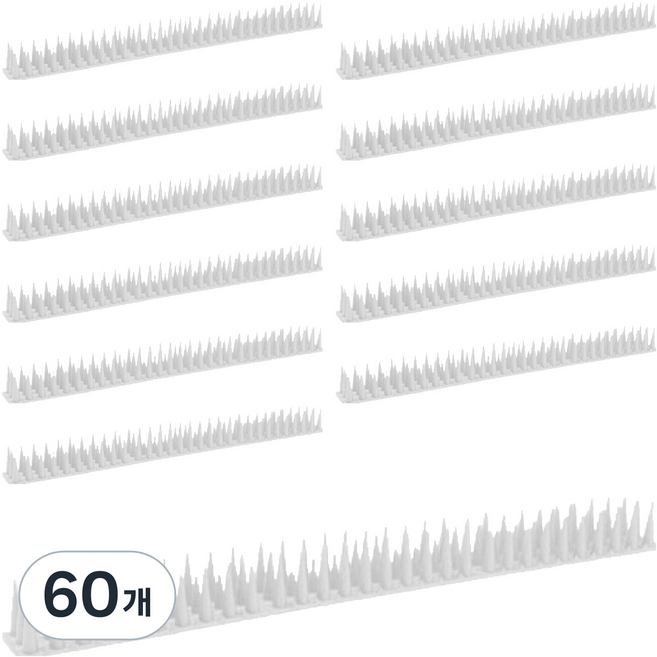 그린허그 조류 비둘기 퇴치기 화이트 H35, 50g, 60개