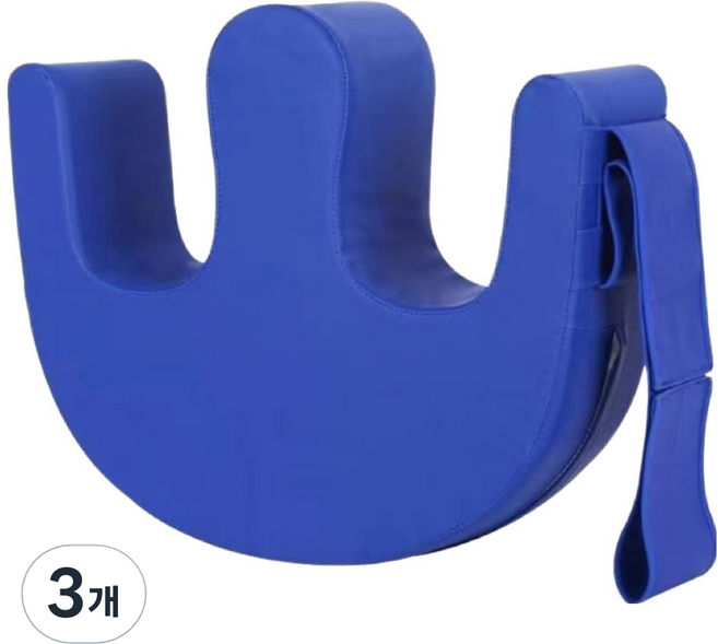 솔미온 환자 케어 침대 스트랩 쿠션 일반 블루, 3개