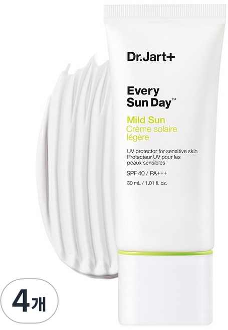 닥터자르트 에브리 선 데이 마일드 선크림 SPF40 PA+++, 30ml, 4개
