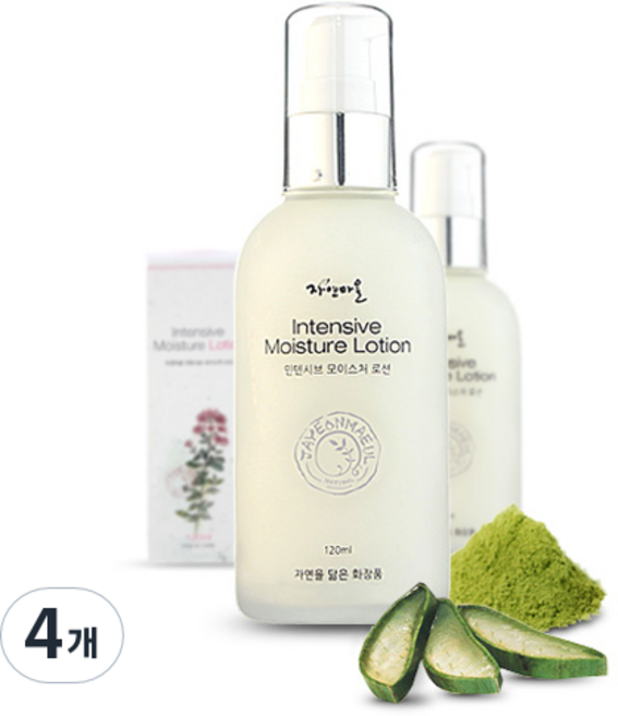 Jayeonmaeul 인텐시브모이스춰로션, 120ml, 4개